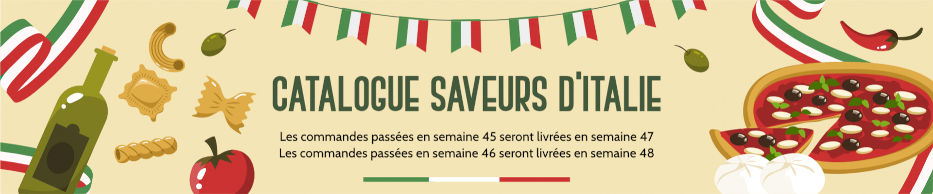 Catalogue Saveurs d'Italie