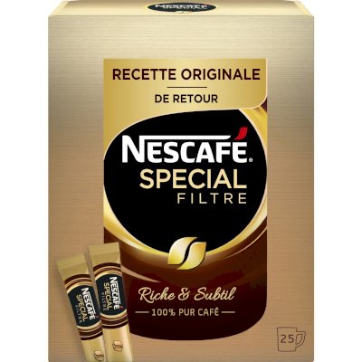 CAFE SPECIAL FILTRE STICKS X 25 BTE 50 GR NESCAFE