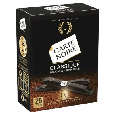 CAFE STICKS 25 X 1.8 GR CARTE NOIRE