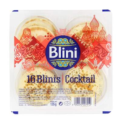 MINI BLINIS X 16 BQ 135 GR BLINI