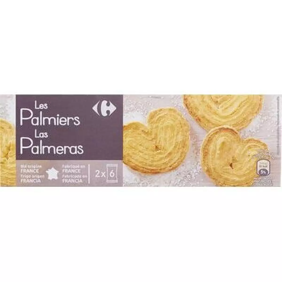 BISCUIT PALMIERS PQ 100 GR BELLE FRANCE