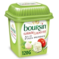 DES DE FROMAGE AIL & FINES HERBES BTE 120 GR BOURSIN