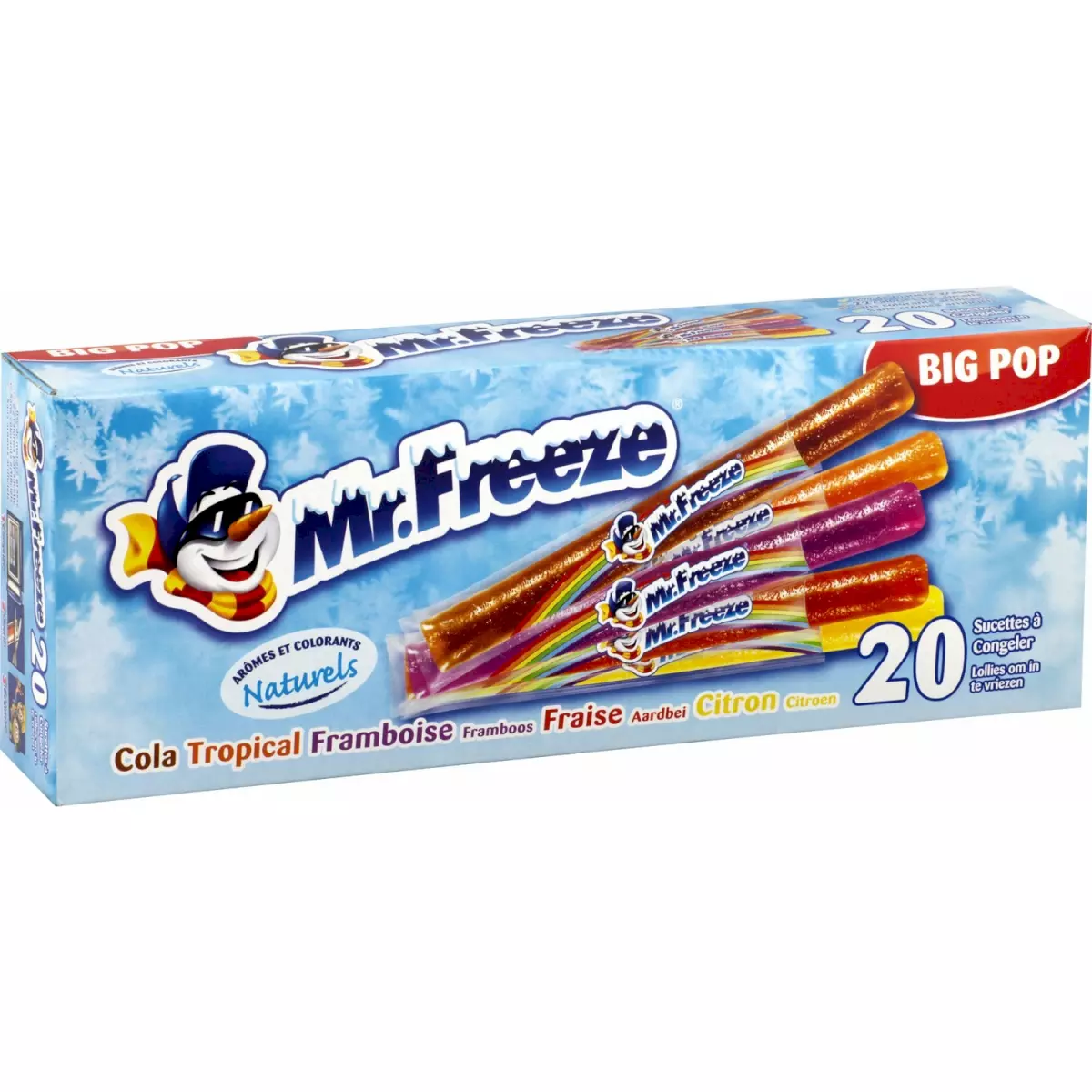 SUCETTES A GLACER PQ 20 X 45 ML MR FREEZE