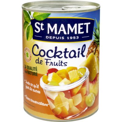 FRUITS AU SIROP COCKTAIL BTE 1/4 ST MAMET