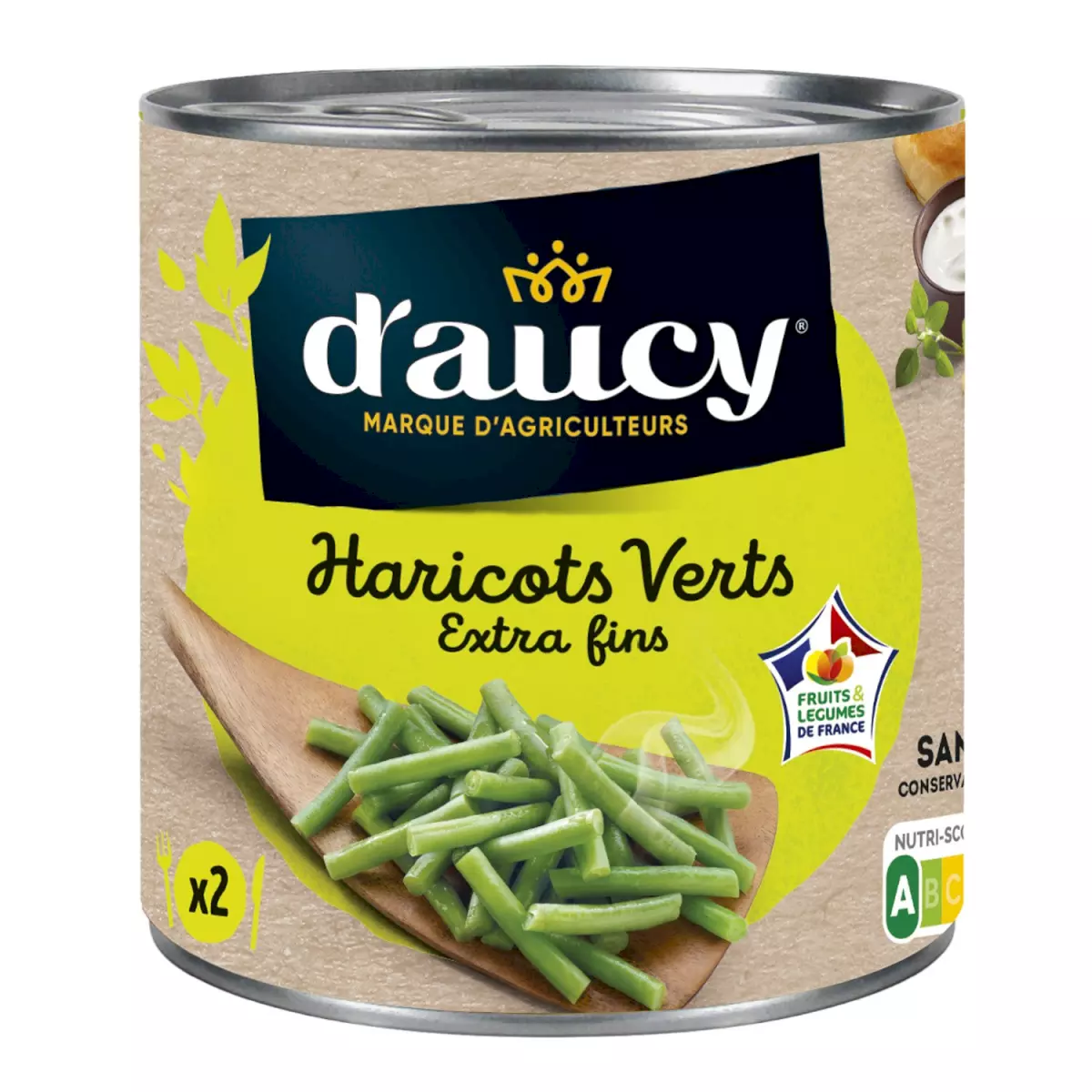 HARICOTS VERTS EXTRA FINS BTE 1/2 DAUCY