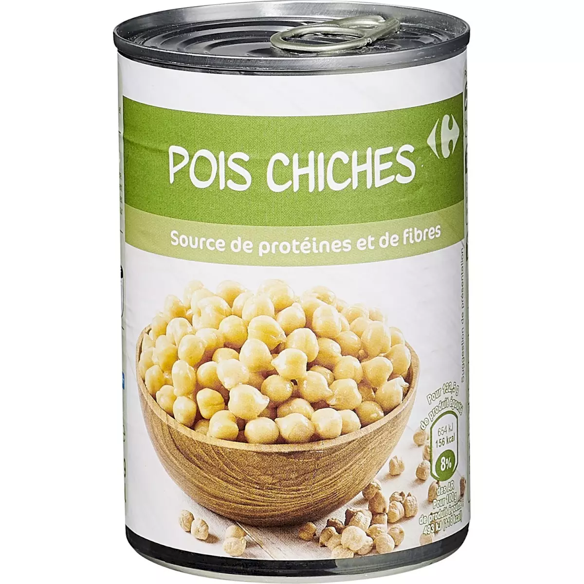 POIS CHICHES BTE 1/2 CARREFOUR