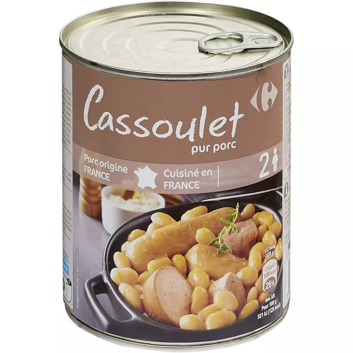 CASSOULET BTE 4/4 CARREFOUR