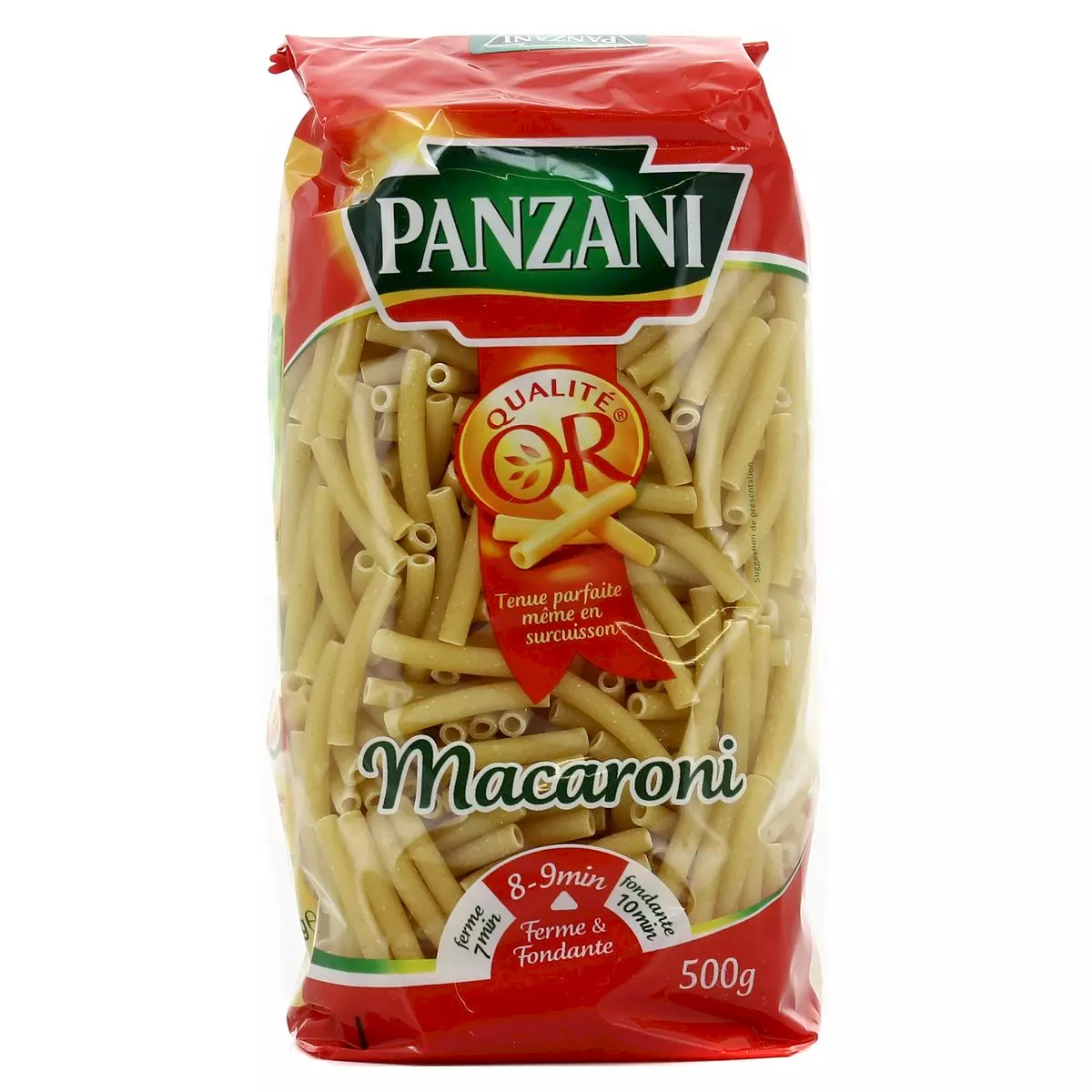 PATES MACARONIS PQ 500 GR PANZANI