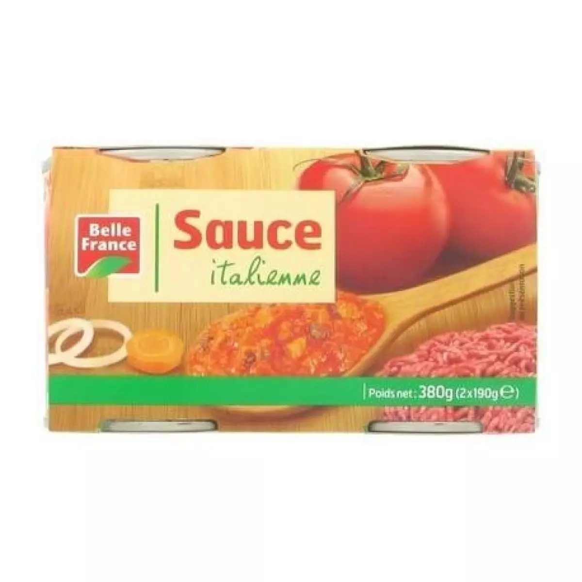 SAUCE TOMATE A L'ITALIENNE BTE 1/4 X 2 BELLE FRANCE