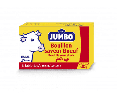 BOUILLON DE BOEUF BTE 8 X 10 GR JUMBO HALAL