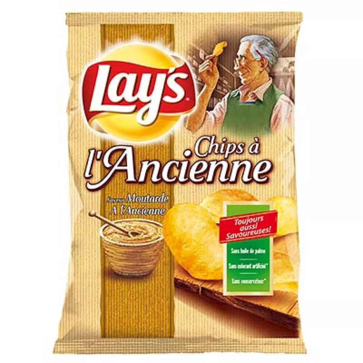 CHIPS MOUTARDE A L'ANCIENNE ST 120 GR LAY'S