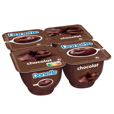 DESSERT CREME CHOCOLAT POT 4 X 125 GR DANETTE